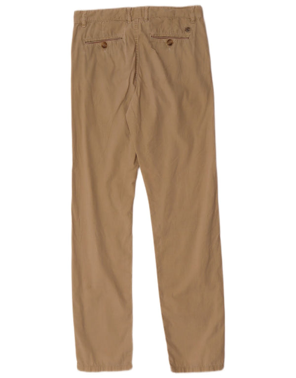Calças Chino Slim Menino Massimo Dutti 13-14 Anos W28 L32 Algodão Bege