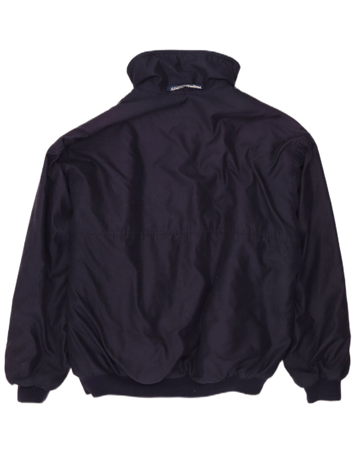 MUSTO Mens Polartec Bomber Jacket UK 40 Large Navy Blue Polyester