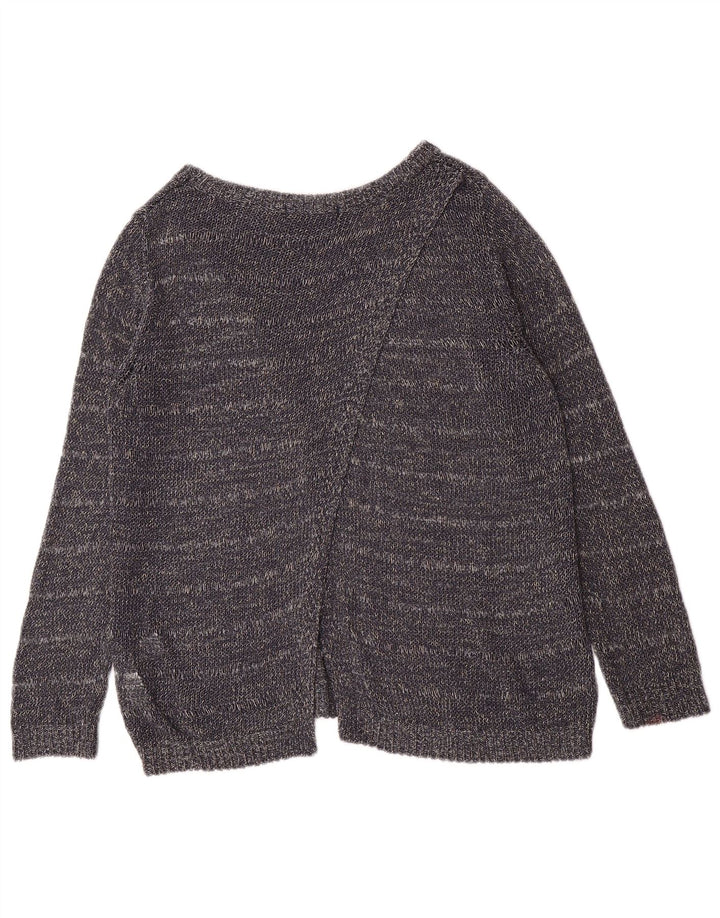 Marks & Spencer Damen-Pullover mit U-Boot-Ausschnitt, Gr. 12, mittleres Marineblau