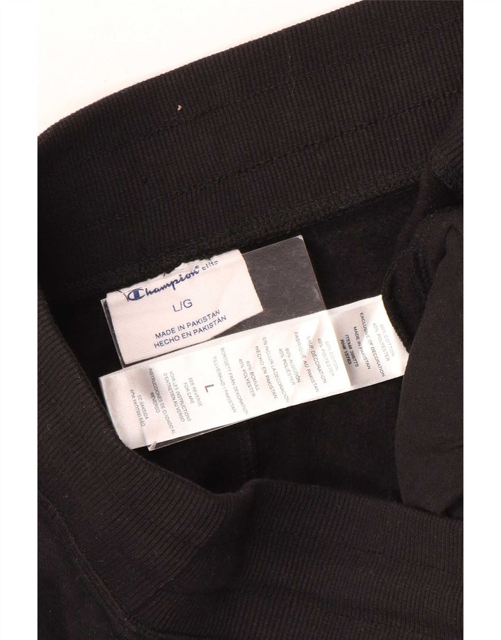 Champion Pantalon De Survêtement Homme Large Noir Coton