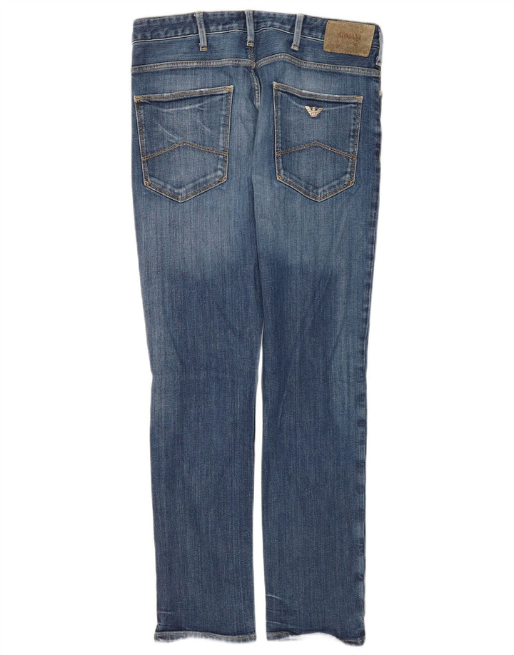 Armani Damen Slim Jeans W30 L30 Blau
