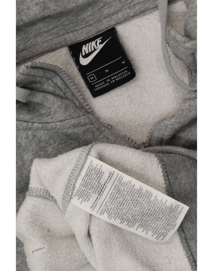 Nike hættetrøje med lynlås til mænd Medium Grey Flecked Bomuld