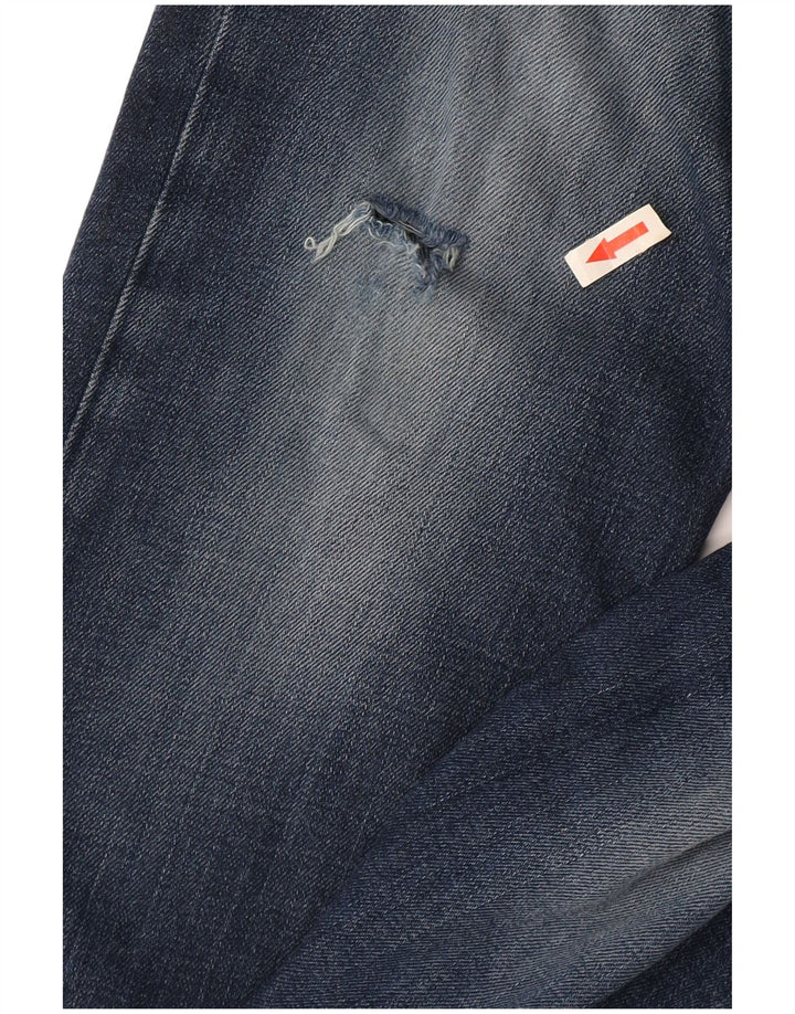 Levi's Distressed Skinny Jeans til mænd W32 L34 Blå