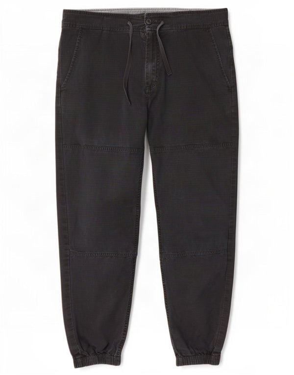 Carhartt Mens Wip Joggers Chino Pantalones Medianos W34 L28 Azul Marino A Cuadros