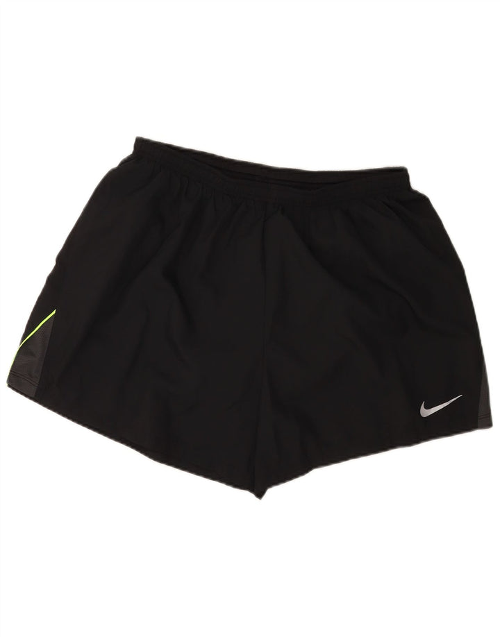 Pantaloncini sportivi da uomo Nike 2XL Poliestere color block nero