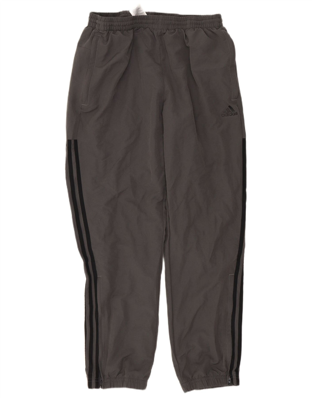 Adidas Mens Tracksuit Trousers Joggers Large Grey Polyester