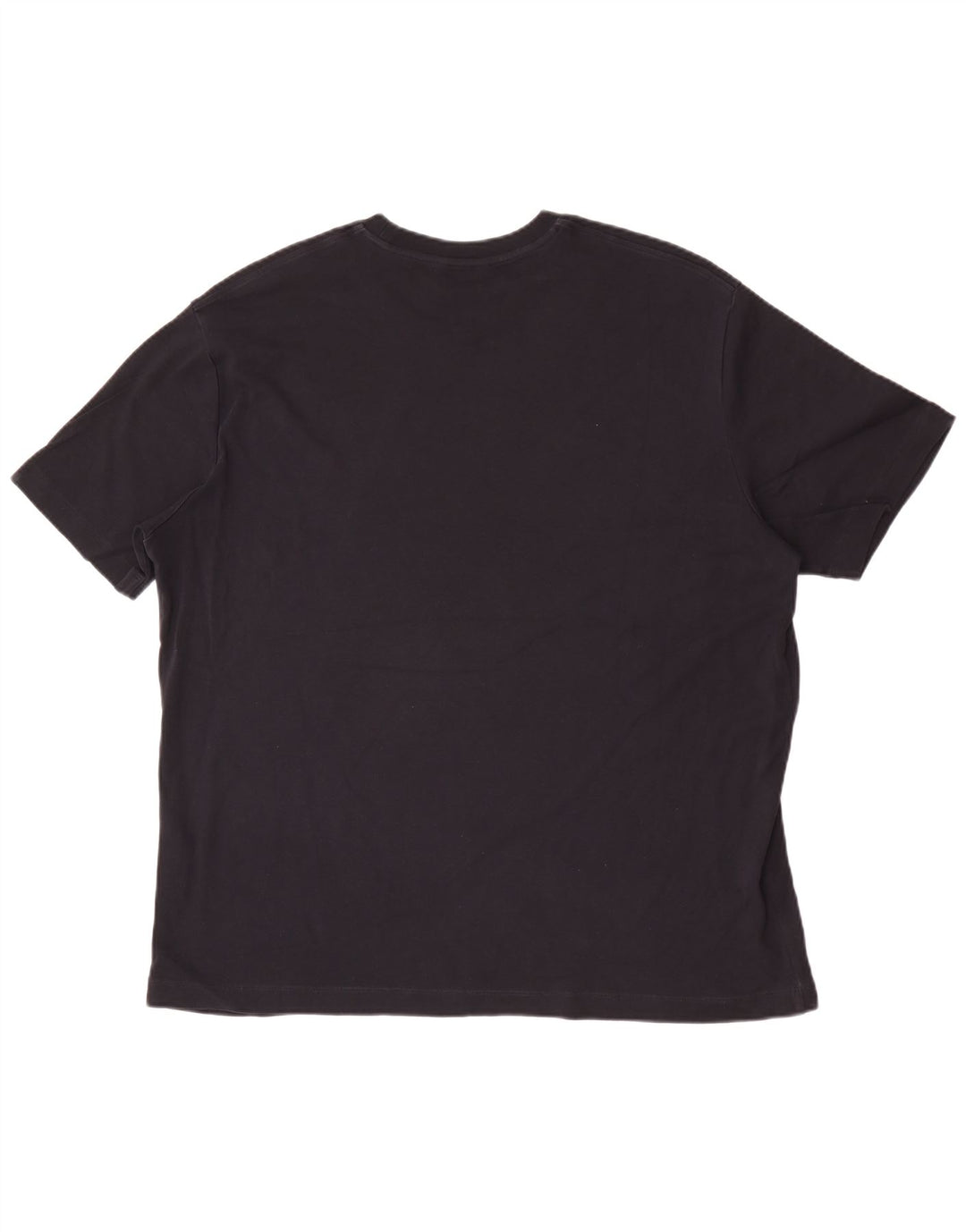 Massimo Dutti Mens T-Shirt Top 2XL Navy Blue Cotton