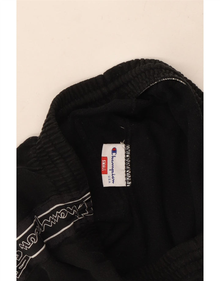CHAMPION Herren-Trainingshose mit Grafik, Größe S, Schwarz