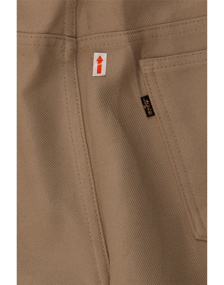 LEVI'S Mens Straight Casual Trousers W38 L30 Beige Polyester Vintage Levi's and Second-Hand Levi's from Messina Hembry 