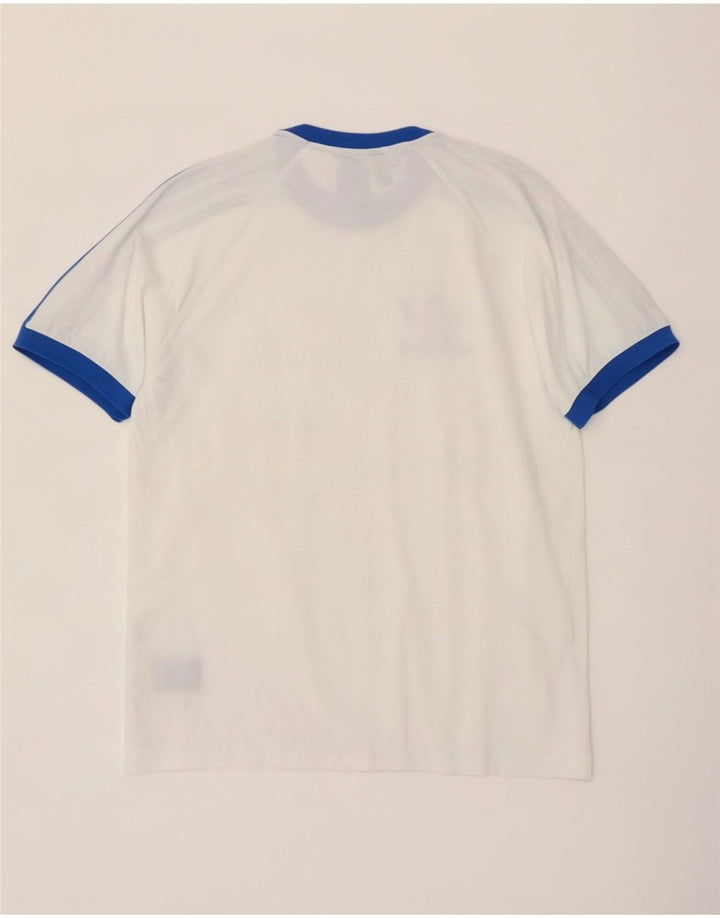 Adidas Mens T-Shirt Top Medium White Cotton