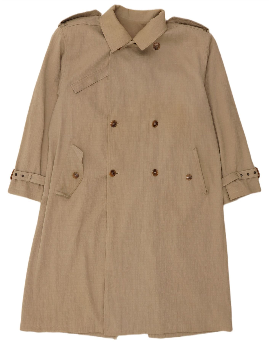 Trench-Coat Vintage Homme UK 42 XL Beige
