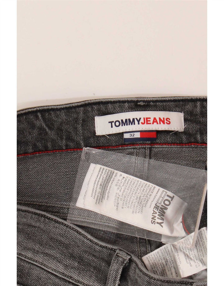Tommy Hilfiger Herre Denim Shorts W32 Medium Grey Bomuld