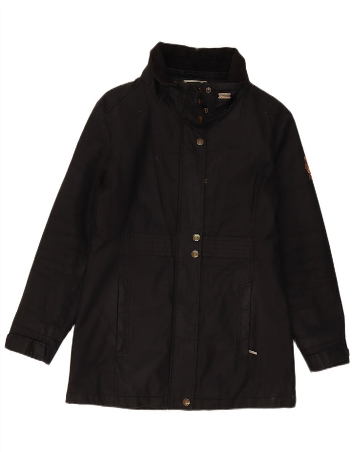 TOGGI Dame Overfrakke UK 10 Small Black Bomuld