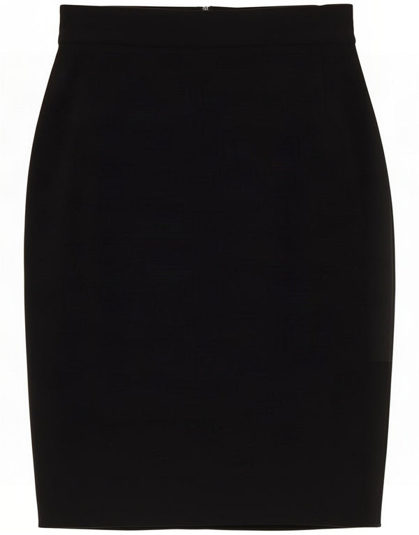 Gai Mattiolo Womens Pencil Skirt IT 42 Medium W28 Black Acetate