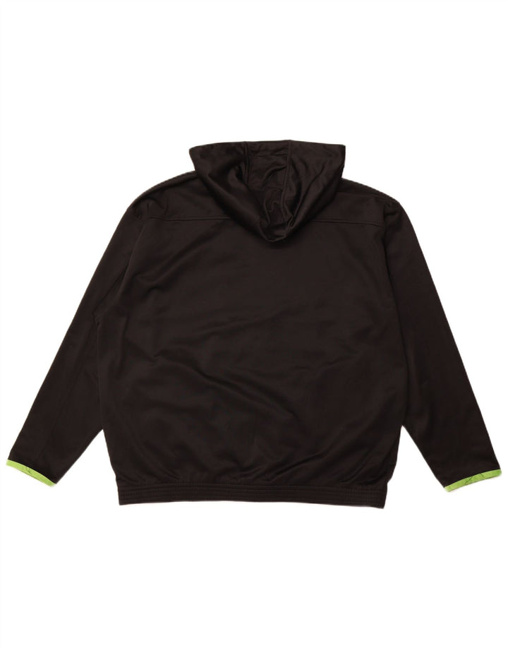 Giacca da tuta da uomo con cappuccio CHAMPION XL poliestere nero