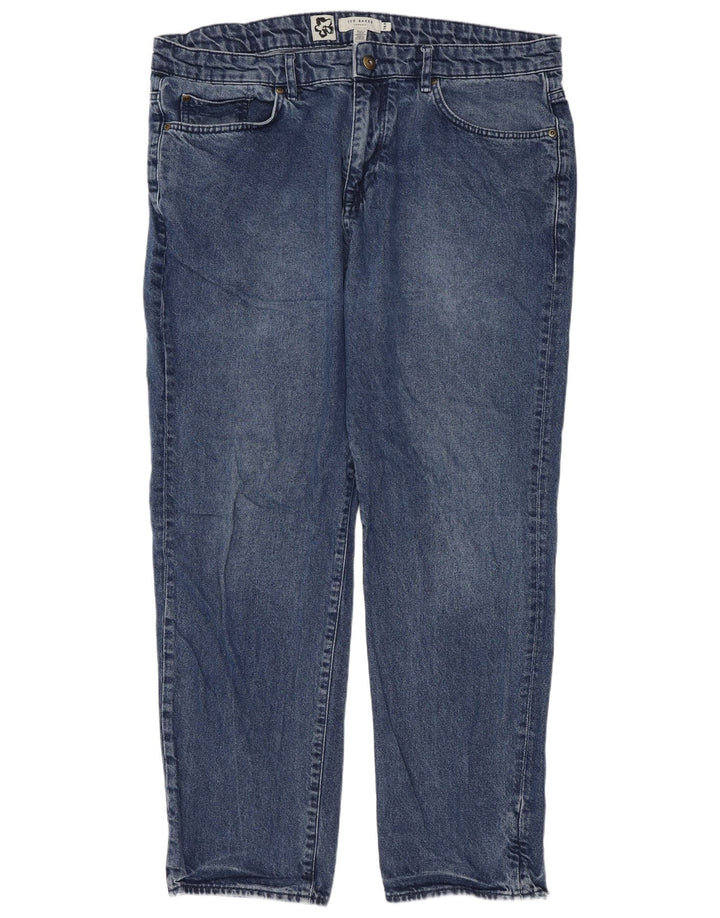 Blugi drepti pentru bărbați Ted Baker W38 L29 albaștri