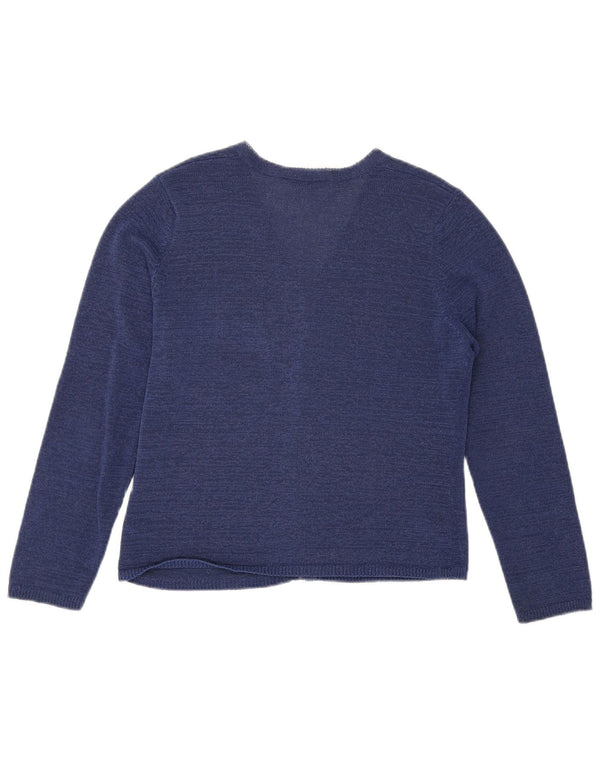 Marks & Spencer Γυναικεία ζακέτα Crop UK 14 Large Navy Blue