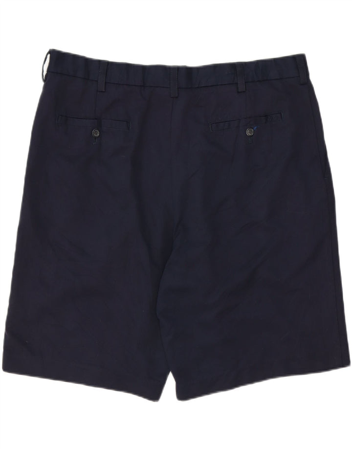 IZOD Mens Golf Pegged Chino Shorts W38 XL  Navy Blue Polyester Vintage Izod and Second-Hand Izod from Messina Hembry 