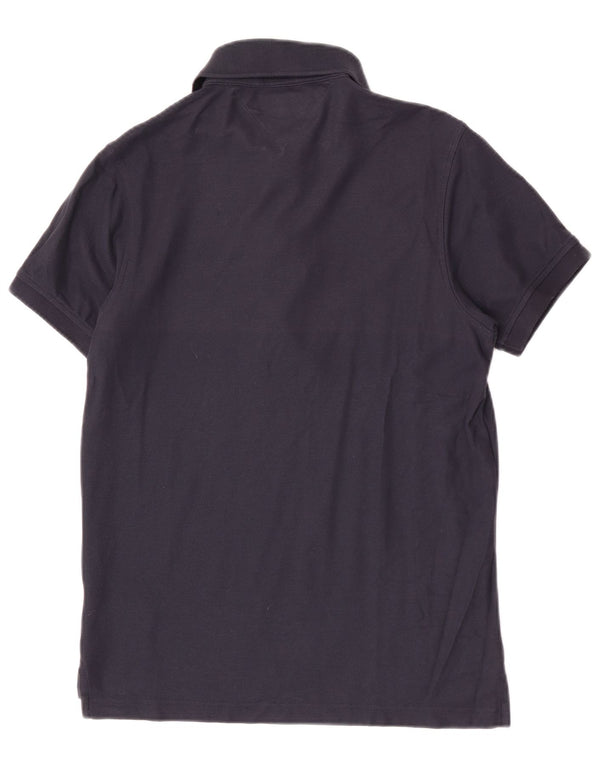 Tommy Hilfiger Mens Slim Fit Polo Shirt Medium Navy Blue Cotton