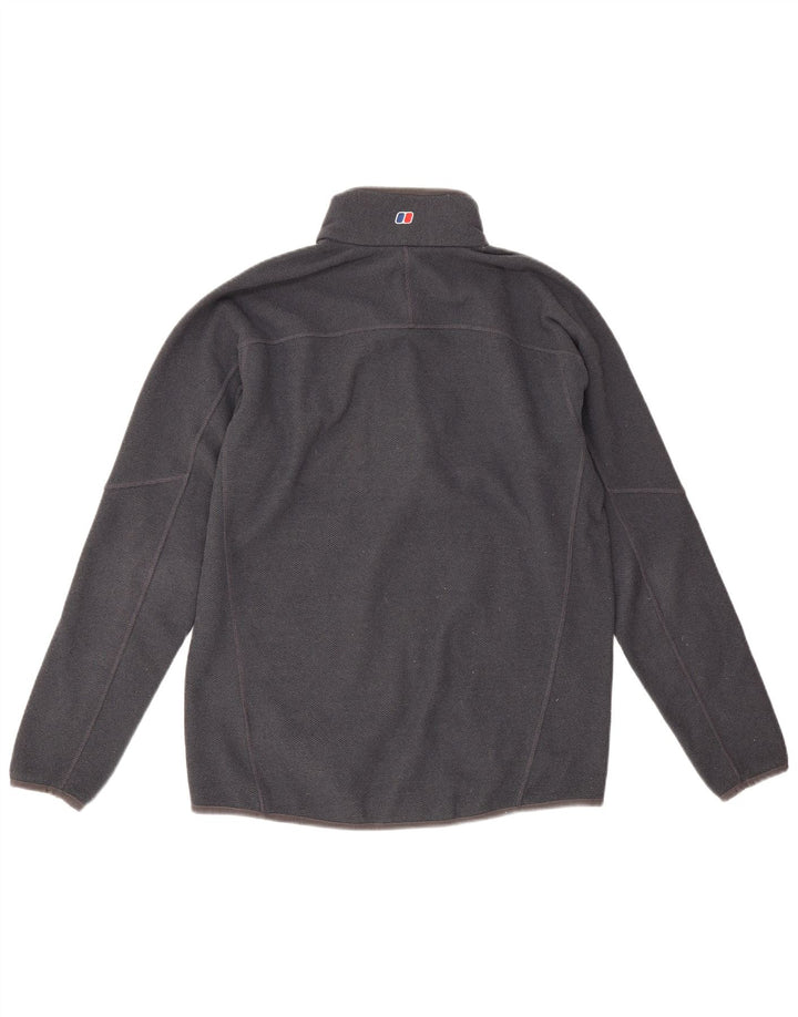 Berghaus Mens Zip Neck Fleece Jumper Medium Grey Polyester