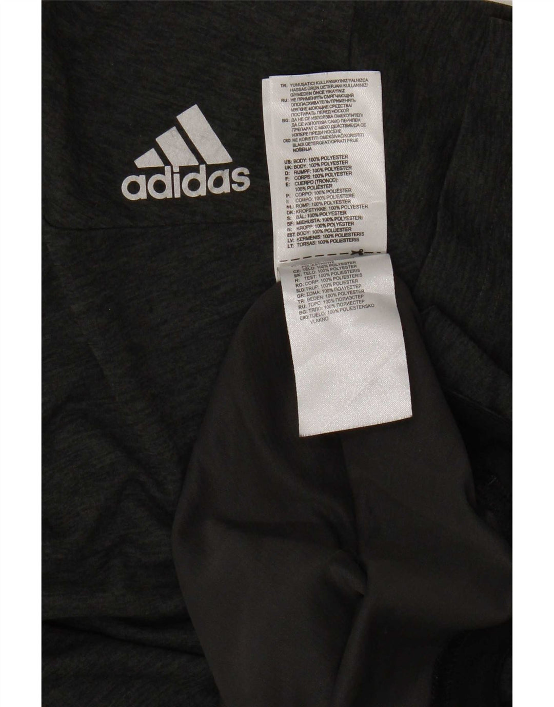 T-shirt Adidas Climachill da uomo Top in poliestere grigio medio