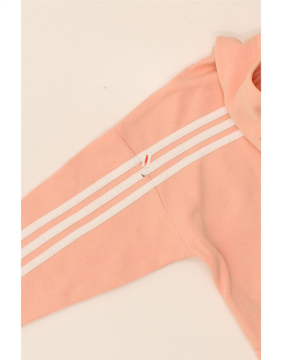 ADIDAS Girls Zip Hoodie Sweater 9-10 Years Pink Cotton Vintage Adidas and Second-Hand Adidas from Messina Hembry 
