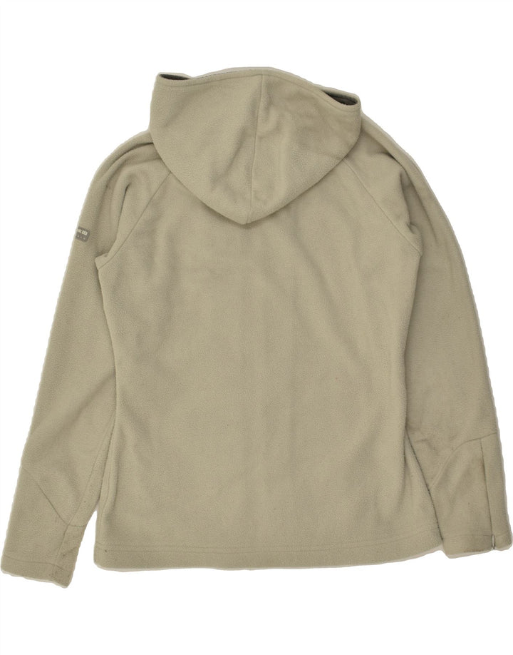 REEBOK Womens Hooded Fleece Jacket UK 8 Small  Green Polyester | Vintage Reebok | Thrift | Second-Hand Reebok | Used Clothing | Messina Hembry 