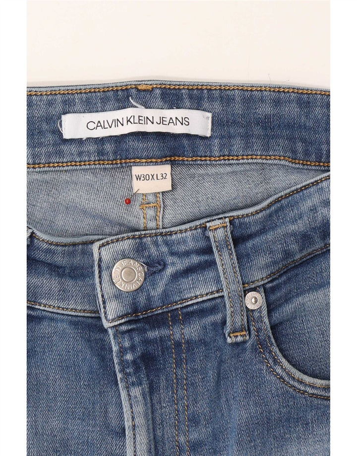 Blugi slim pentru bărbați Calvin Klein W30 L32 albastru