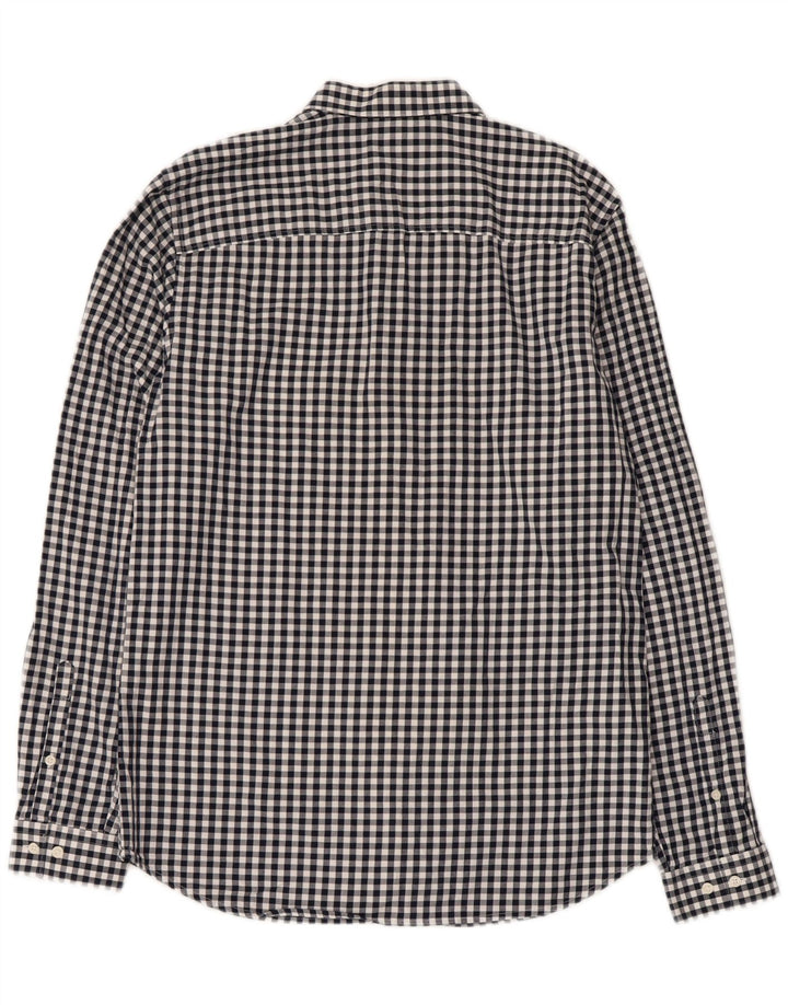 Jack & Jones Herreskjorte Medium Navy Blue Gingham Cotton