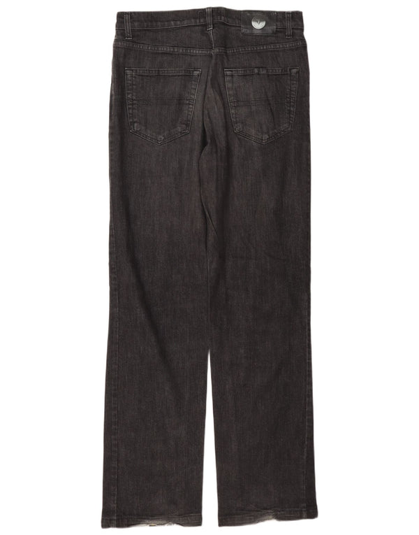 Trussardi Mens Straight Jeans W34 L33 Grey Cotton