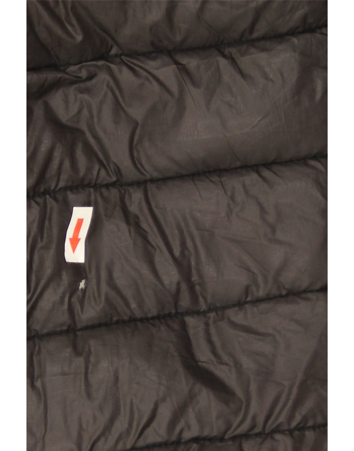 Champion wattierte Jungenjacke mit Kapuze, 15–16 Jahre, 2XL, schwarzes Polyester