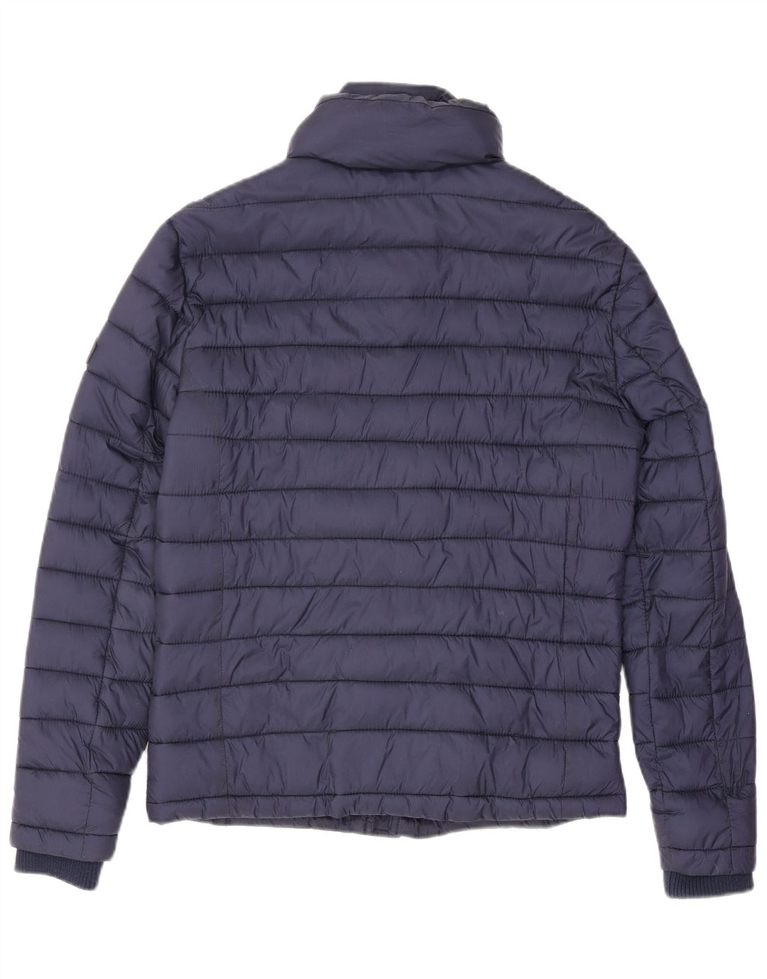 Superdry Veste matelassée pour homme UK 36 Small Bleu marine Nylon