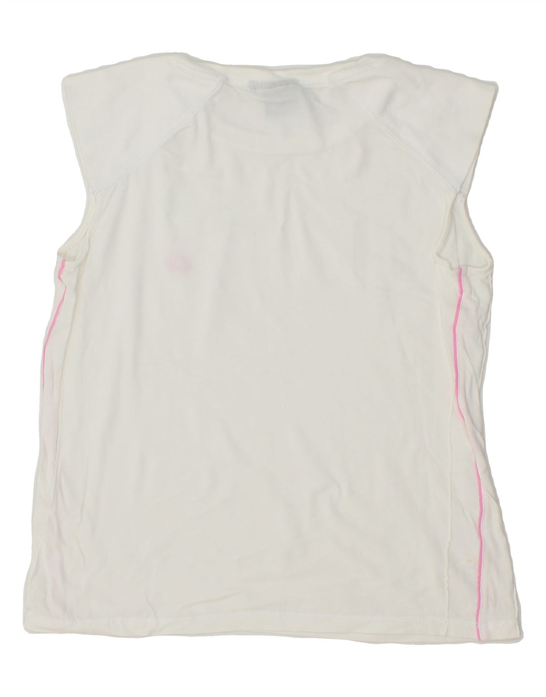 LOTTO Womens Vest Top UK 12 Medium White Vintage Lotto and Second-Hand Lotto from Messina Hembry 