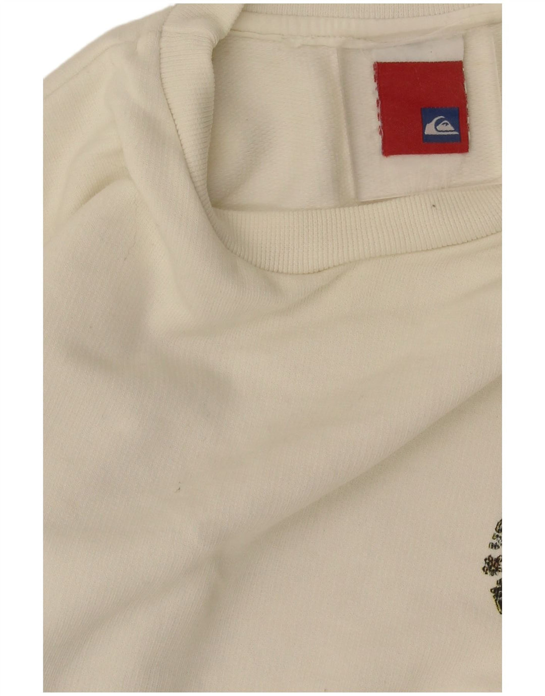 Pulover cu grafică Quiksilver pentru băieți, 11-12 ani, alb
