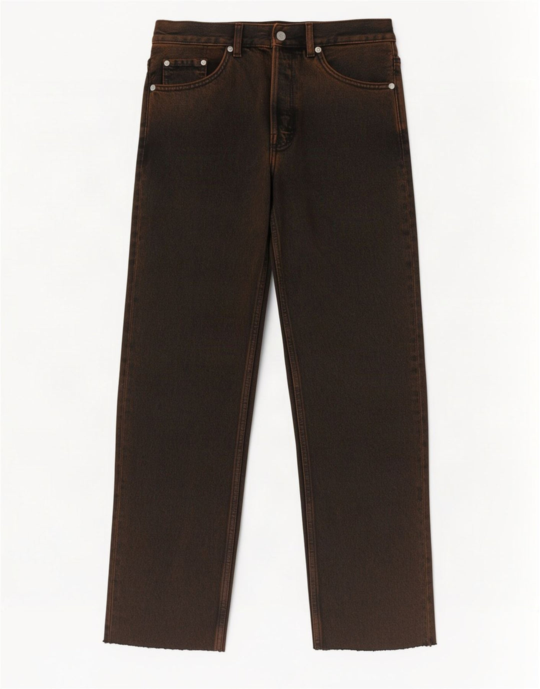 Jeans dritti da uomo a vita media Cos W29 L28 Marrone