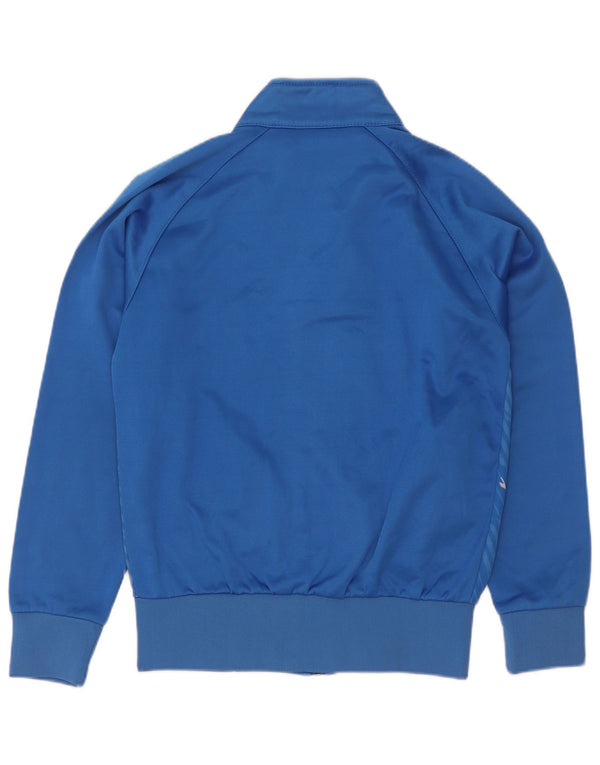 Poliéster listrado azul pequeno do revestimento superior do fato de treino dos homens do vintage