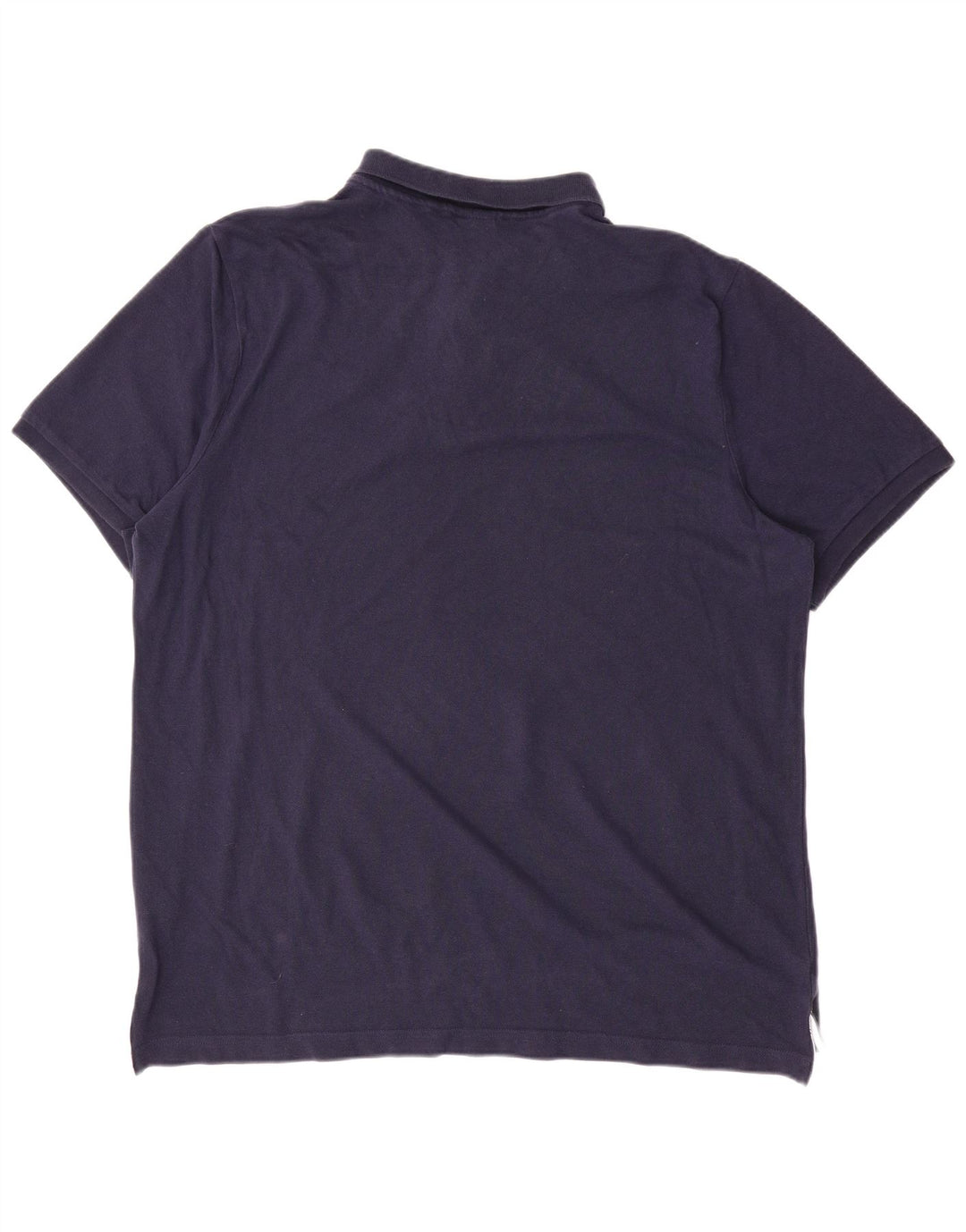NIKE Mens Polo Shirt XL Navy Blue Cotton
