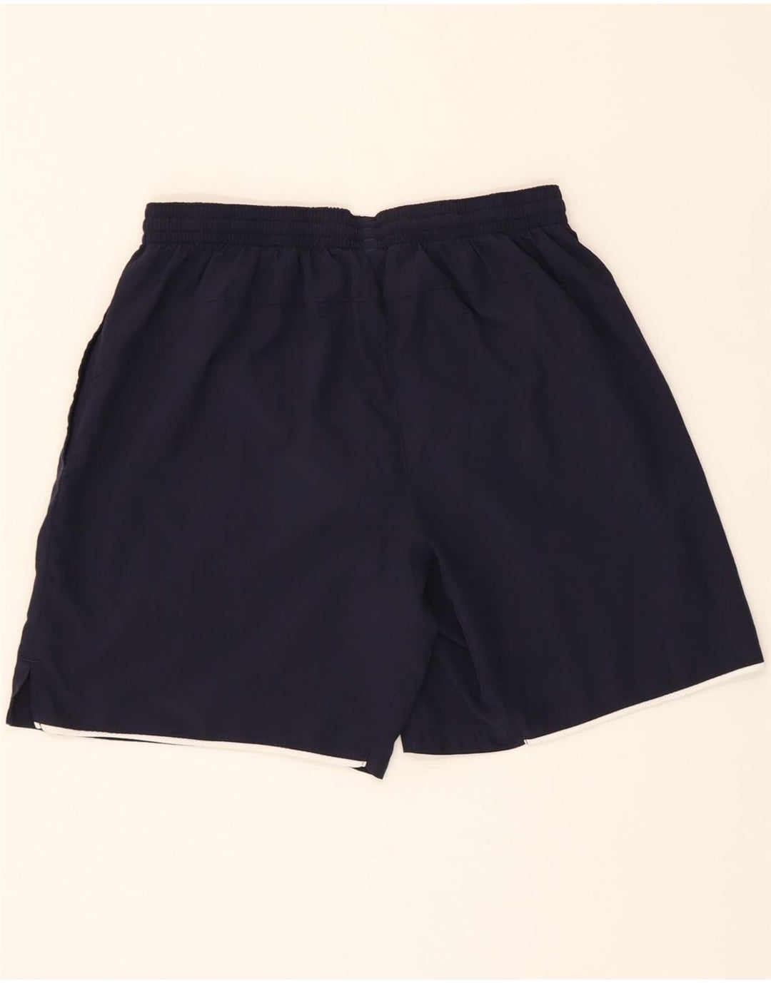 PUMA Mens Sport Shorts Large Navy Blue Polyester Vintage Puma and Second-Hand Puma from Messina Hembry 