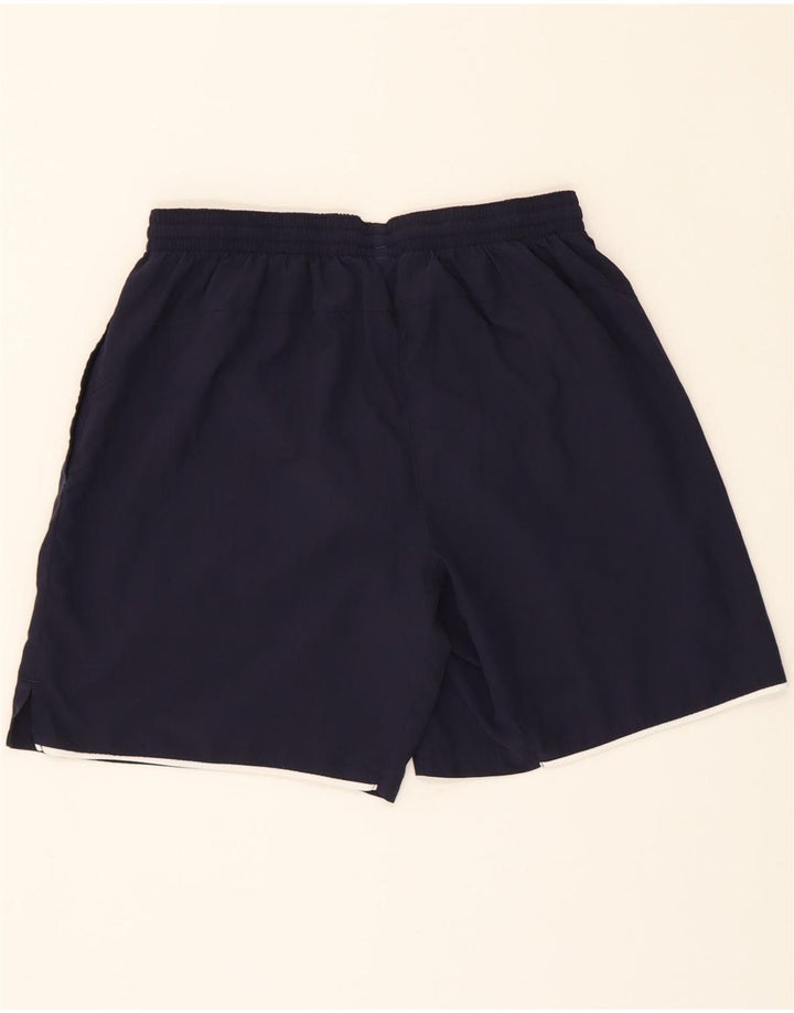 PUMA Mens Sport Shorts Large Navy Blue Polyester Vintage Puma and Second-Hand Puma from Messina Hembry 