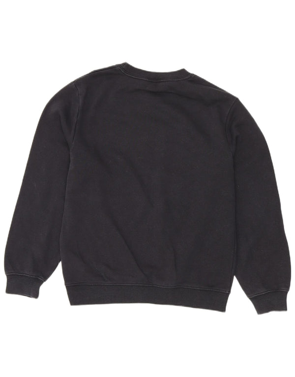 Nike Boys Grafisk Sweatshirt Jumper 10-11 år Medium Sort Bomuld