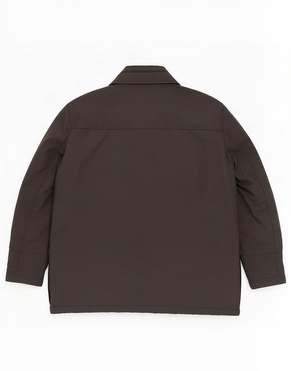Fay Mens Overcoat UK 46 3XL fekete poliamid