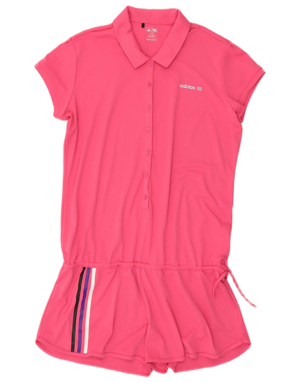 Adidas Dame Playsuit UK 18 XL Pink Polyester