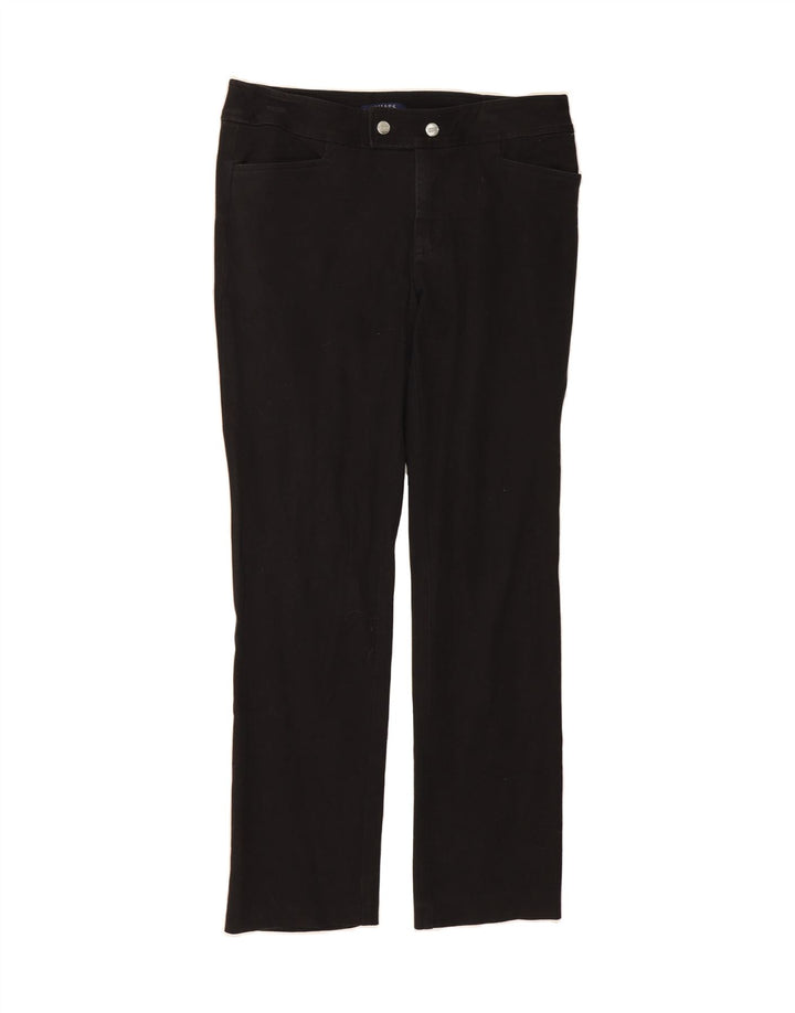 CHAPS Womens Petite Straight Suit Trousers US 8 Medium W30 L28 Black Vintage Chaps and Second-Hand Chaps from Messina Hembry 
