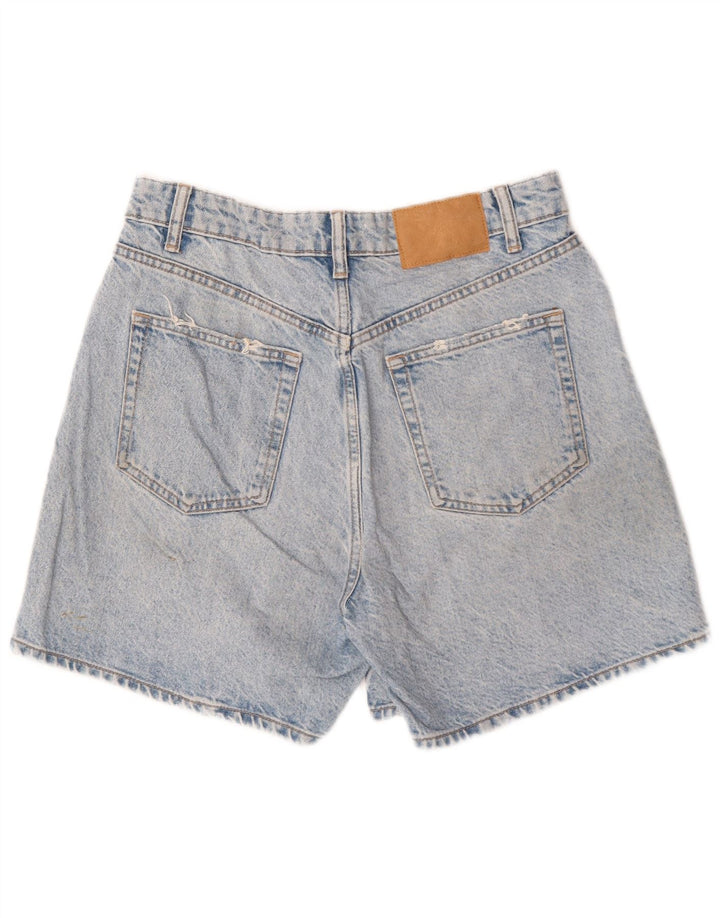 Pantaloni scurți din denim pentru femei Zara EU 40 Medium W30 Bumbac albastru