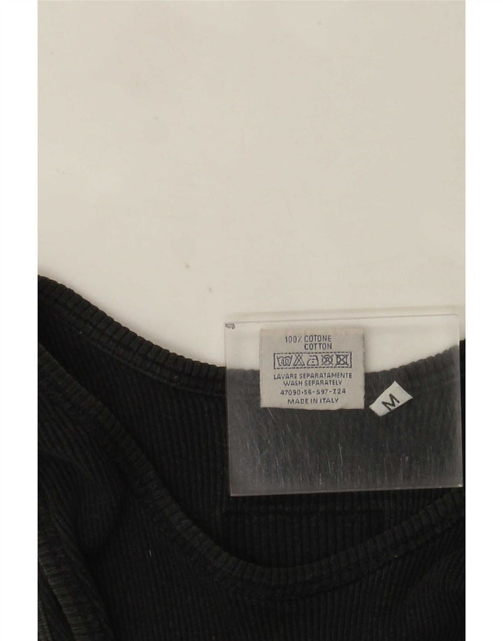 Levi's Damen-Trägershirt UK 12 Mittelschwarze Baumwolle