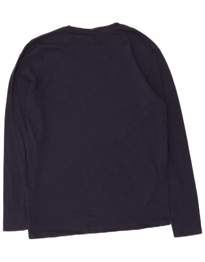 Jack & Jones Top pentru bărbați cu mânecă lungă, mediu, bleumarin, bumbac