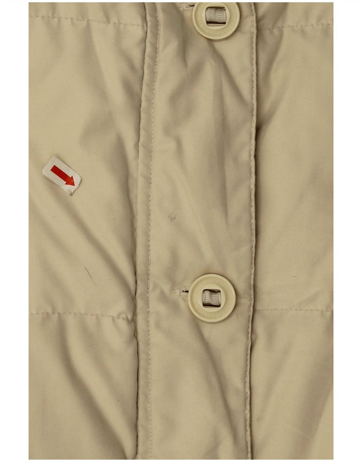 Diadora Piger Oversized Polstret Jakke 9-10 År Stor Beige Polyester