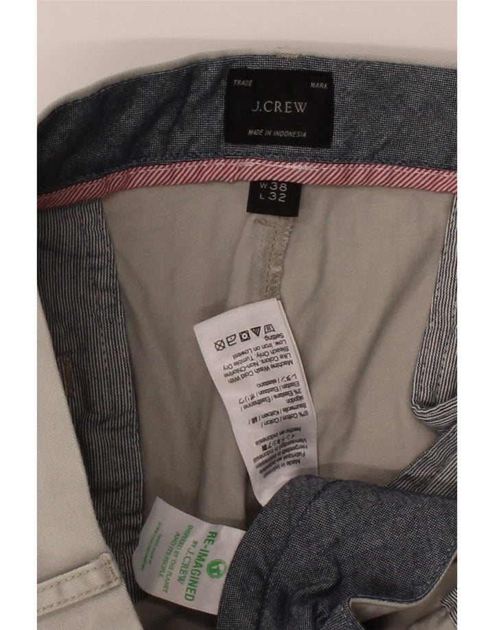J. CREW Mens Straight Chino Trousers W38 L32 Beige Cotton Vintage J. Crew and Second-Hand J. Crew from Messina Hembry 