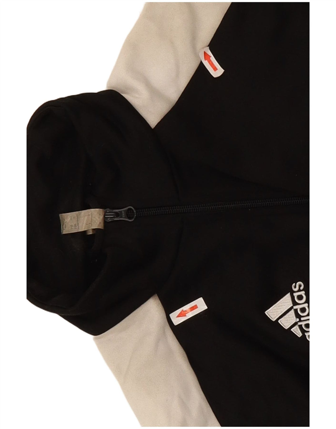 Adidas Veste de survêtement pour homme Large Noir Colorblock Polyester