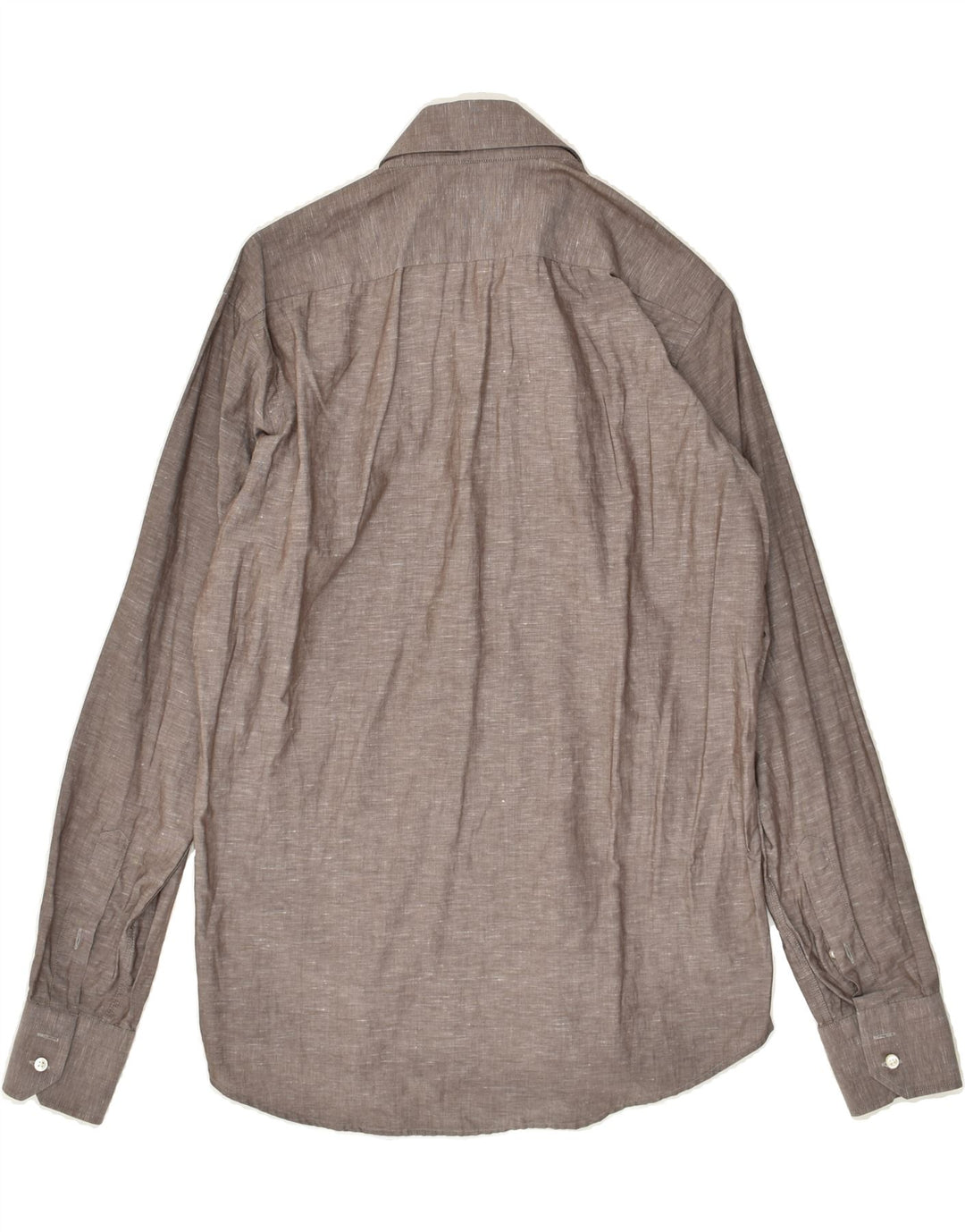 HUGO BOSS Mens Regular Fit Shirt Size 15 38 Medium Grey Flecked | Vintage Hugo Boss | Thrift | Second-Hand Hugo Boss | Used Clothing | Messina Hembry 